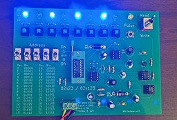 Show details for Manual Prom Programmer PCB - For 82s123 82s23 74s288 74s188 - PCB ONLY - Version 1.5 Picture of Manual Prom Programmer PCB - For 82s123 82s23 74s288 74s188 - PCB ONLY - Version 1.5