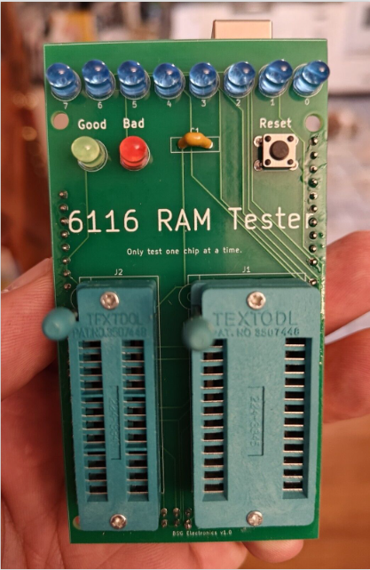 Picture of 6116 RAM Tester - Arduino Mega