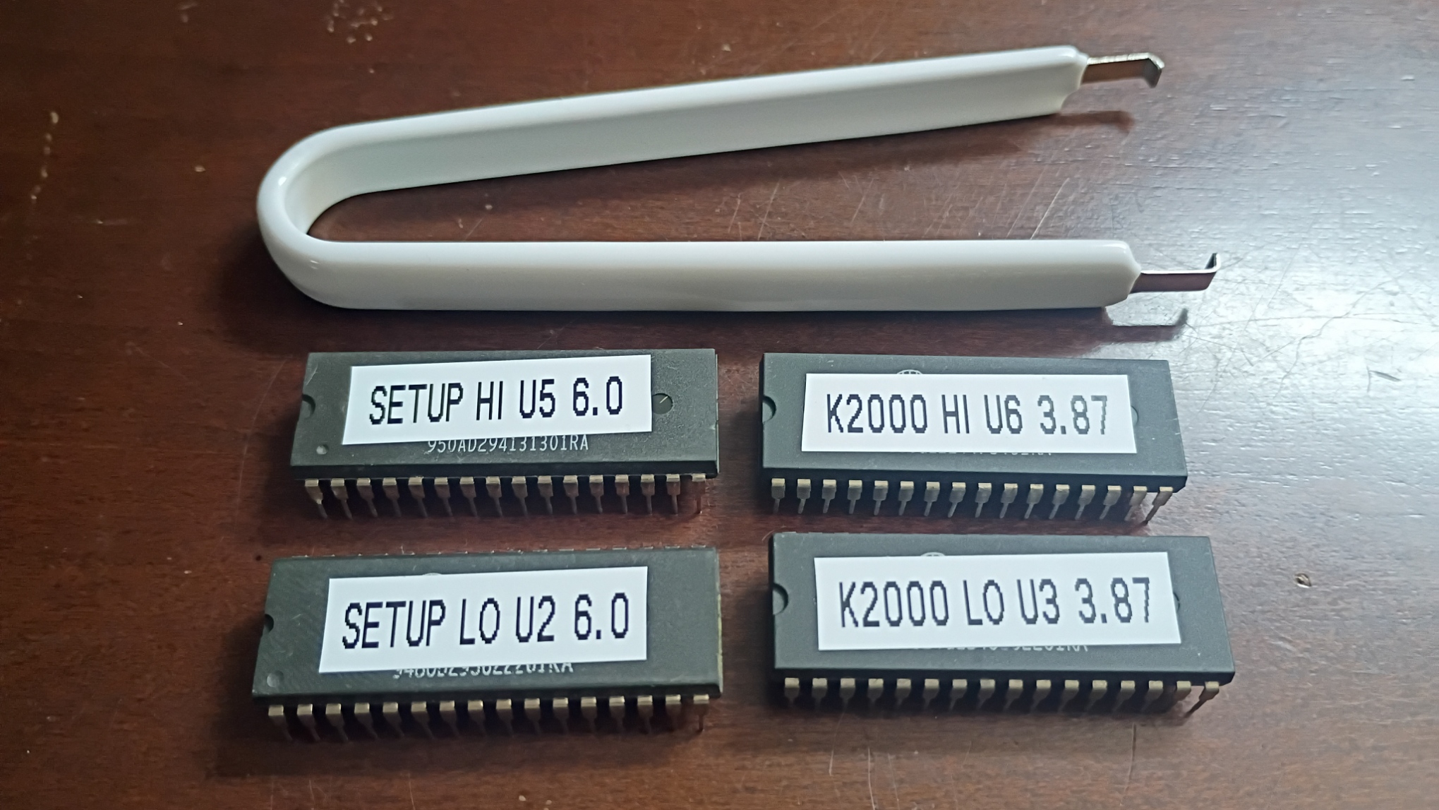 Kurzweil K2000 EPROM set upgrade version 3.87 OS Plus Chip Puller Tool
